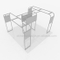 High Quality 10 20 Arch Exhibition Booth Design Expo Stands met Kasten