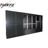 Aangepaste Portable Exhibition Booth Achtergrond Tension Fabric Wall Display Stand for Trade Fair