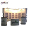 Fabrikant Aangepaste Gebogen Pop up Fabric Toon Banner Stand Muur