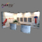 4X3 Pop-up Displays Verstelbare Bedrukte Stof Ondersteuning Stand