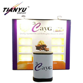 Nieuwe Stijl Aluminium PVC Trade Show Folding up Advertising Standing Pop
