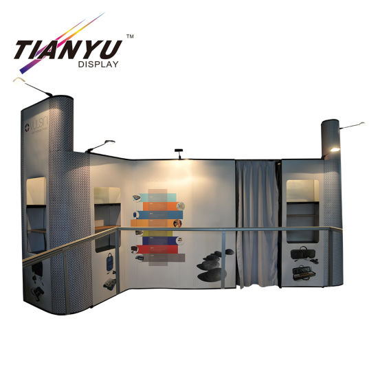 10FT Aluminium Gebogen Recht Single Magnetic Self-Locking Pop Up Stand