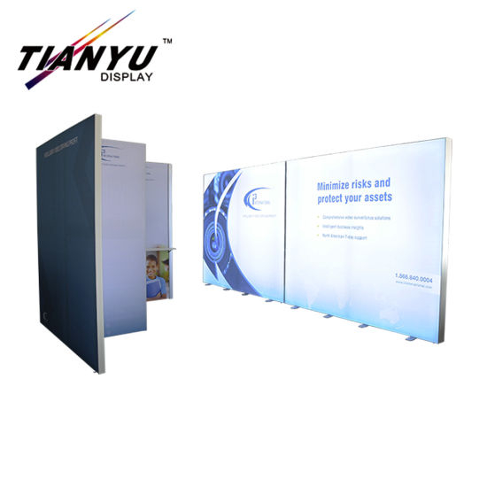 Eenvoudige montage Modular Lightweight Tradeshow Achtergrond standaard voor Exhibition