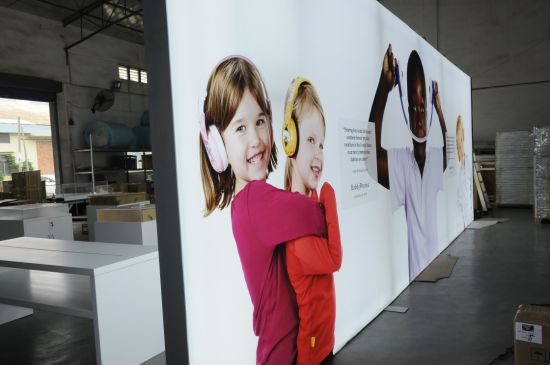 2019 Fashion lage prijs Herbruikbare Staande display Expo Event Achtergrond