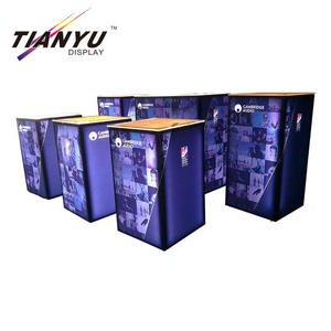 Portable Trade Show Display Aluminum Fabric Exhibition Counter