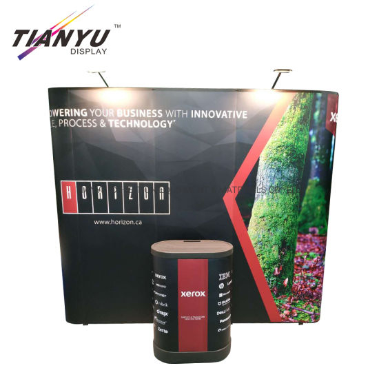 8FT Opvouwbare Portable Modulaire Trade Show Fair Banner Expo Pop Up Display Beursstanden Ontwerp Booth