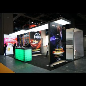 Factory Direct Sale Frameless Fabric Double Side aluminium frame Advertising LED Light Box Booth