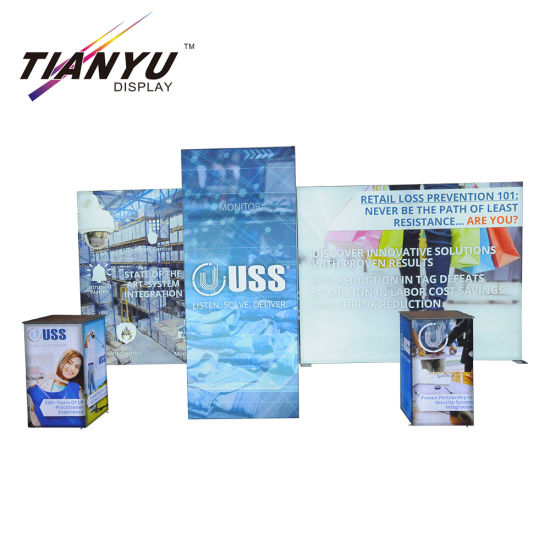 Nieuw product Trade Show Booth display LED brief te ondertekenen Tradeshow Weergave Exhibition Booth