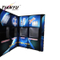 Herbruikbare Trade Show Booth Ontwerp Pop-up recht of gebogen Pop Up Stand