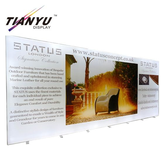 High Quality modulaire Frameless Stof LED Light Box voor reclame