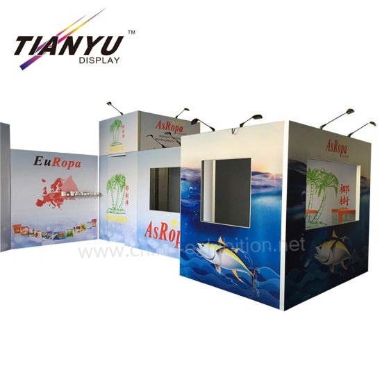 Tian Yu Aanbieding Food Fair 7X8 Exhibition Booth Display System Trade Fair Booth