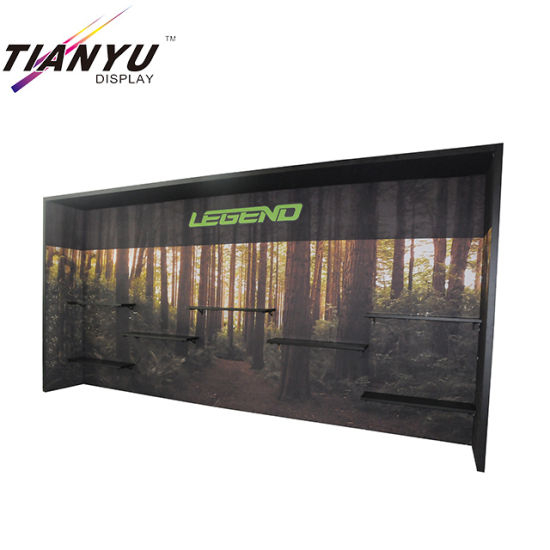 Custom 3x3 of 3x4 kleine tentoonstelling Booth ontwerpen Portable Trade Show Booth display