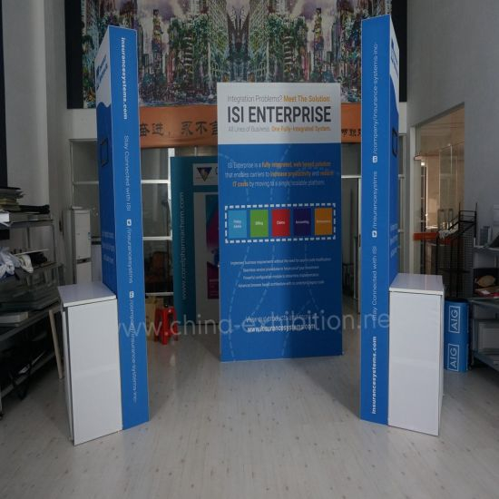 Gebruikt voor elke Trade Show Aanbieding Free Design Nieuwe Stijl Fashion Future Trend 3X4 Modulair Custom Exhibition Booth Ontwerp