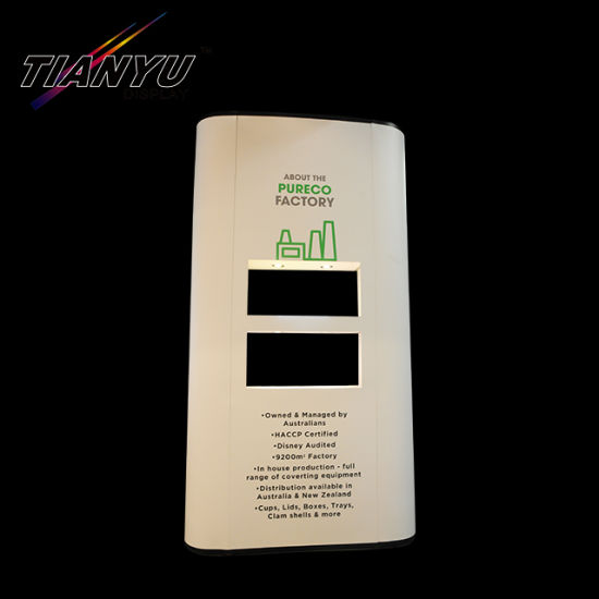 10FT aluminium frame Tension Fabric Pop Up Display Beurs Booth Achtergrond Banner Stand