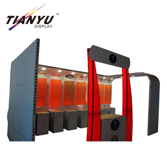 Aluminiumbuis Frame Tension Fabric Exhibition Booth