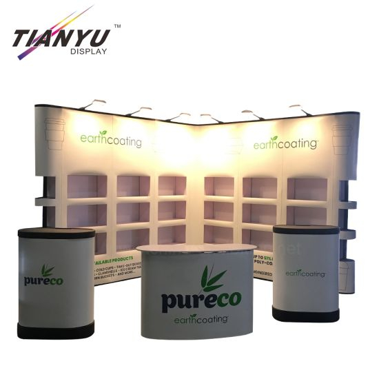 Magnetische pop-up display Aluminium Banner Booth Exhibition Stand