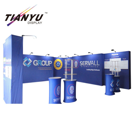 Fabrikanten in China Rechte Fabric Full Color Promotion eenvoudig instellen Aangepaste Pop opkomen voor Big Sale
