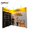 10X10FT L Shape Tradeshow display Exhibition Booth staat met Shelf