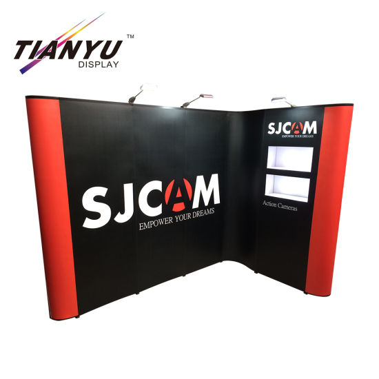 Advertising Equipment Aluminium Backlit Banner Stand Pop-up Achtergrond Displays