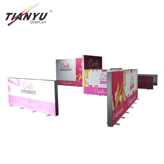 Aangepaste Shape Eyes Catching Exhibition Booth Design for Trade Show