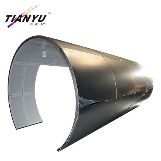 New Design Aluminium Tension Fabric Fair Weergave Trade Show Voedsel Booth