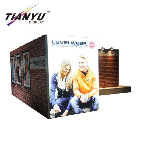 2019 New Super 10X10 Exhibition Booth Tension Fabric Trade Show Folding Booth