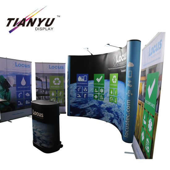 Pop-up display Fabric Pop Up Stand Exhibition Muur Banner Trade Show Achtergrond Stand