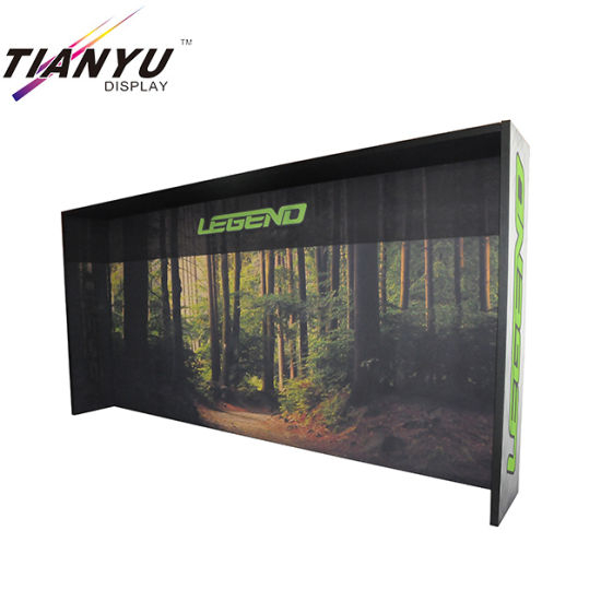 Aluminium Trade Show Achtergrond Stand Straight Trade Show Booth