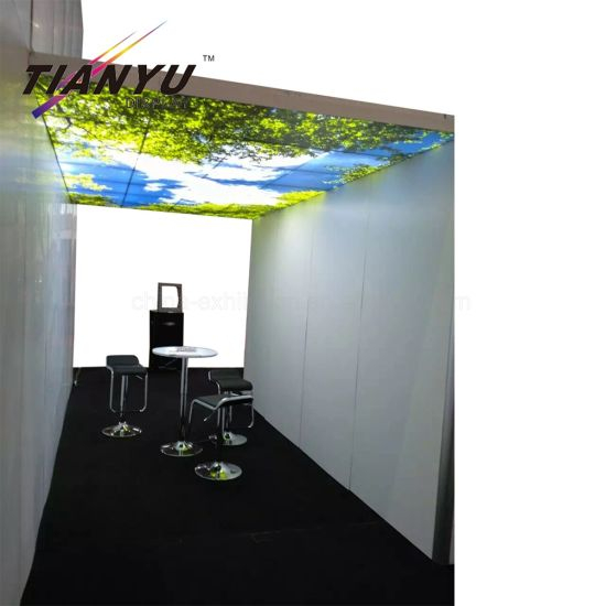 Ce cerfication Frameless Advertising Display Textile LED Light Box / Plafondtegel Booth