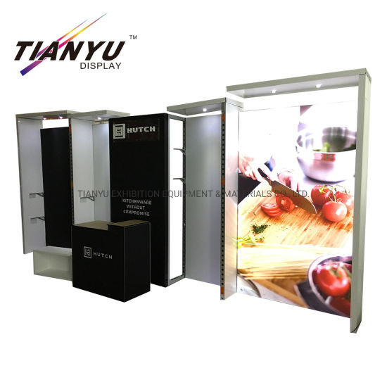 Promotie Nieuwe Stijl Custom Curve Aluminium Beurs Booth display