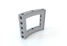 M-series geanodiseerd aluminium gebogen frame 1/16