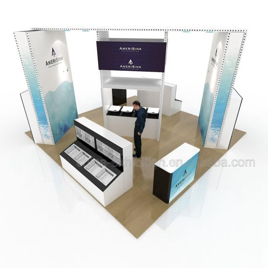 High Quality 10 20 Arch Exhibition Booth Design Expo Stands met Kasten