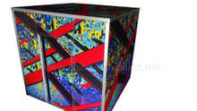 3X3m / 10X10FT aluminium met grafische kerstbeurs Modulaire stand