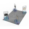 Tian Yu Bied oogspringende Modulaire Portable Herbruikbare Exhibition Booth Display Stand