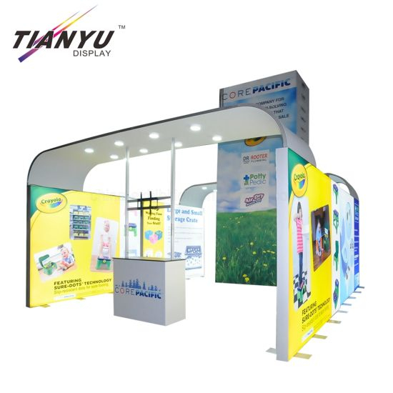 Multipurpose Standard Aluminium Advertising Display Exhibition Booth Ontwerp