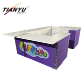 Hot Sale & Flexibele reclamebevordering Table, Exhibition Promotie Counter, Promotor Promotion Table