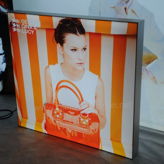 Stof Light Box Leverancier 65mm 80mm 120mm 140mm LED-backlit Silicone Edge Graphics Lichtbakken