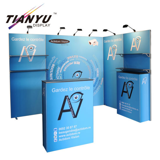 Hot Aluminium 10 * 20feet Exhibition Booth Design for Sale