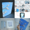 Textile Fabric Frameless Vertoning van de Reclame LED-backlit Lightbox voor Window Display Advertising
