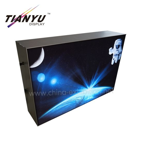 Textile Fabric Frameless Vertoning van de Reclame LED-backlit Lightbox voor Window Display Advertising