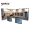 4X3 Pop-up Displays Verstelbare Bedrukte Stof Ondersteuning Stand