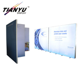 Draagbare metalen frame Tension Fabric Trade Show Display Achtergrond