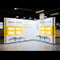 Luxe aluminium PVC display Opvouwbaar Advertising Staande Achtergrond