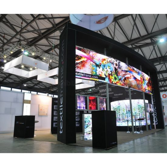 Hot Koop Exhibition Booth Curve 4 van 9 Expo Trade Show Display
