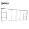 S Shape Trade Show Booth 10X10 Aluminium Exhibition Back Wall Panel