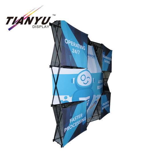 Fabric Pop Up Stand Tentoonstelling Wall Display Trade Show Banner Achtergrond Stand