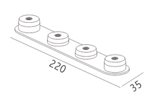 Curve 180 graden connector (rechts)