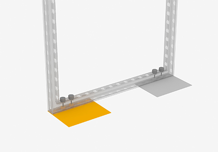 Vierkante voet (rechts)