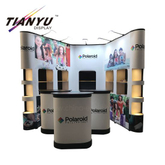 Hoge kwaliteit gepersonaliseerde Grote formaat Stof Pop up Achtergrond Pop Stand