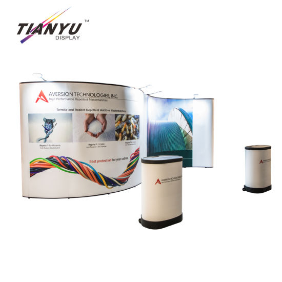 Magnetische Pop-up Banner Gebogen